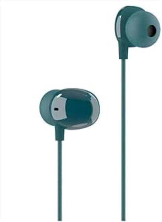Yison X5 Wired Stereo Sound Earphones with Microphone And Controller Button Pure And Lossless Audio, Clarity In Calls Fits Various Smart Devices 3.5 mm Jack, 1.2M - Green